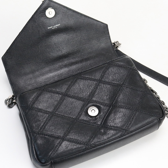 Saint Laurent 2way Chain Shoulder Handbag Leather